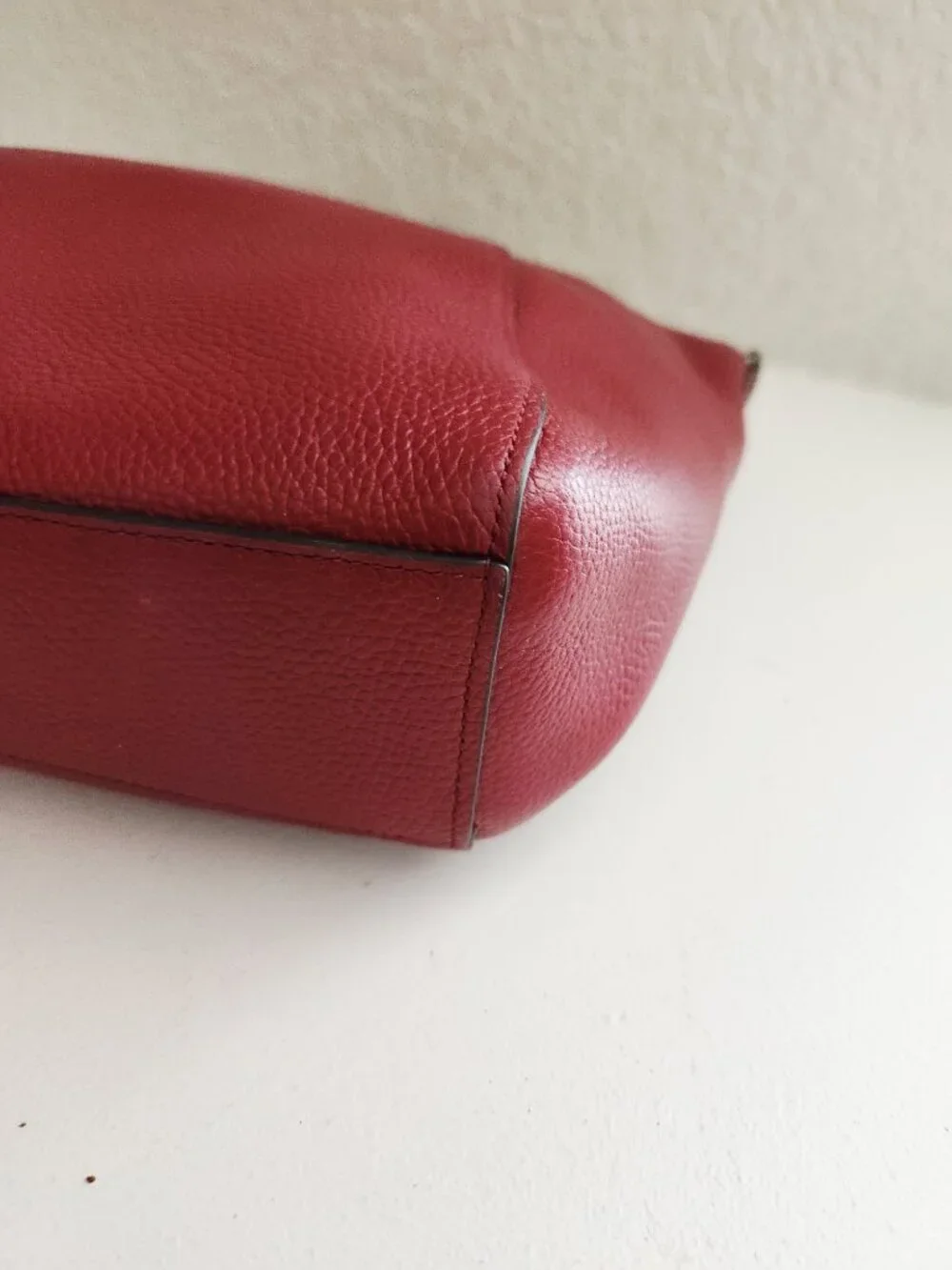 Like New Coach Prairie Deep Red Leather Shoulder Bag Purse